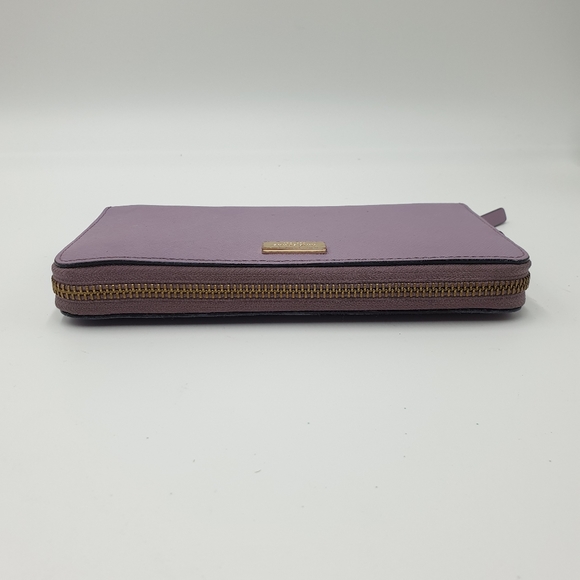 Kate Spade New York Newbury Lane Neda Purple Lilac Leather Wallet - Picture 11 of 16